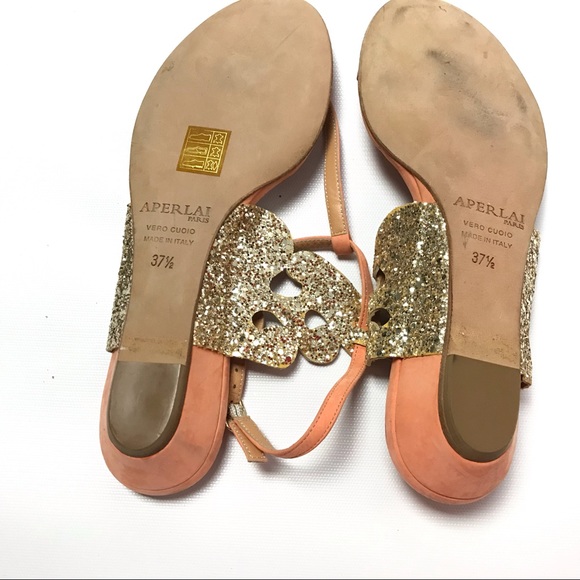 Aperlai Paris Women's Strap Sandal Heels 37.5 - Picture 4 of 6